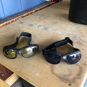 Co-Ed biker goggles